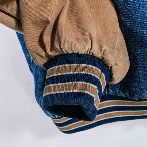 Sun Microsystems Denim Bomber Jacket