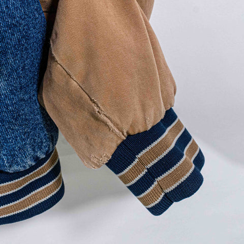 Sun Microsystems Denim Bomber Jacket