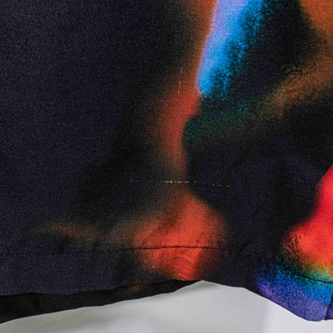 Zara RHUGI Abstract Art Short Sleeve Button Shirt