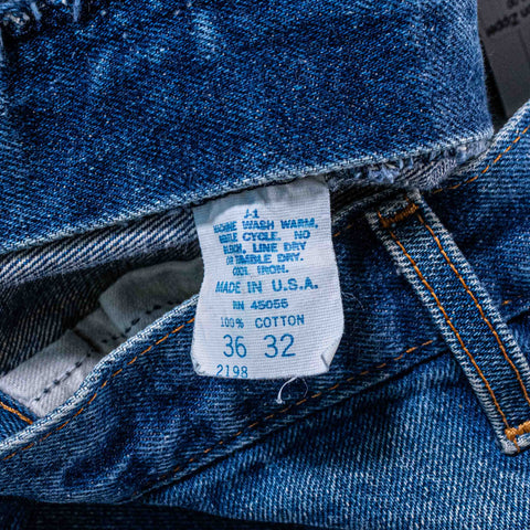 Sutton Faded Jeans Talon Zipper
