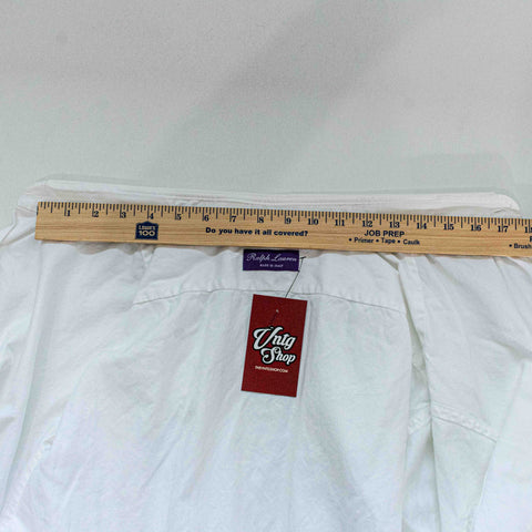 Ralph Lauren Purple Label Dress Shirt French Cuff Made in Italy