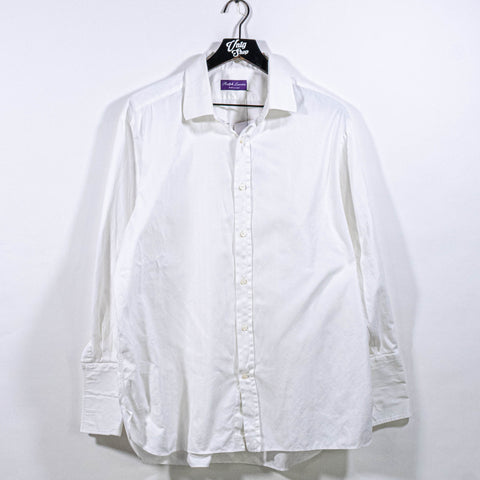 Ralph Lauren Purple Label Dress Shirt French Cuff Made in Italy
