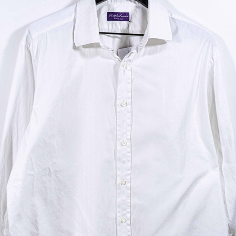 Ralph Lauren Purple Label Dress Shirt French Cuff Made in Italy