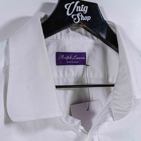 Ralph Lauren Purple Label Dress Shirt French Cuff Made in Italy