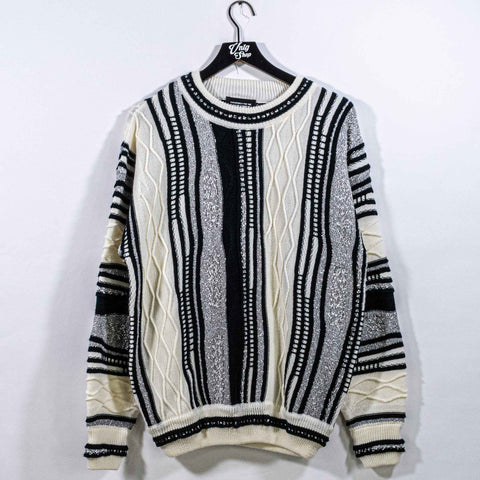 3D Textured Biggie Hip Hop Knit Sweater Sansabelt Shop