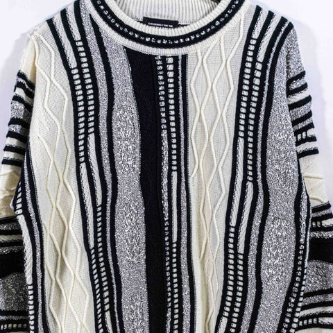 3D Textured Biggie Hip Hop Knit Sweater Sansabelt Shop