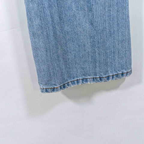 Levis 527 Bootcut Distressed Jeans