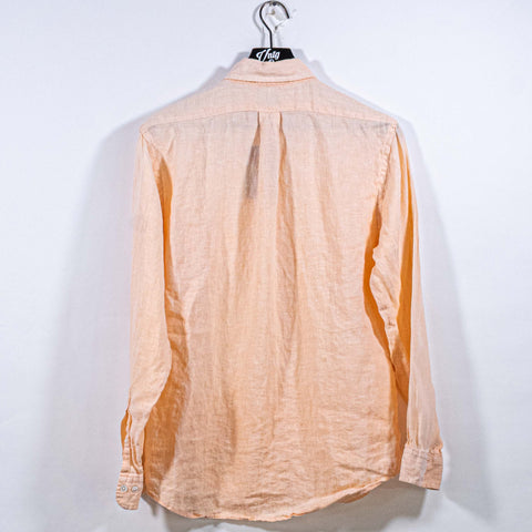 Brooks Brothers Baird McNutt Irish Linen Regent Button Down Shirt