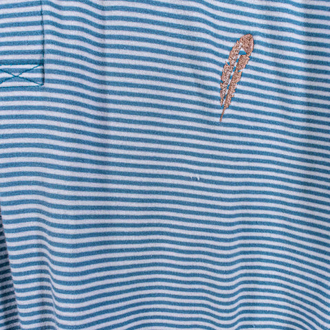 Holderness & Bourne Chechessee Creek Club Polo Golf Performance Striped