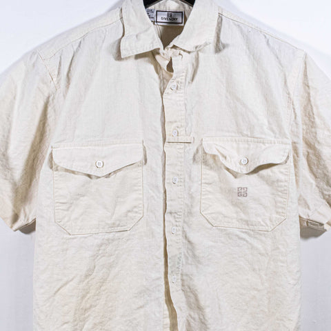 Givenchy Double Pocket Short Sleeve Button Shirt Sample