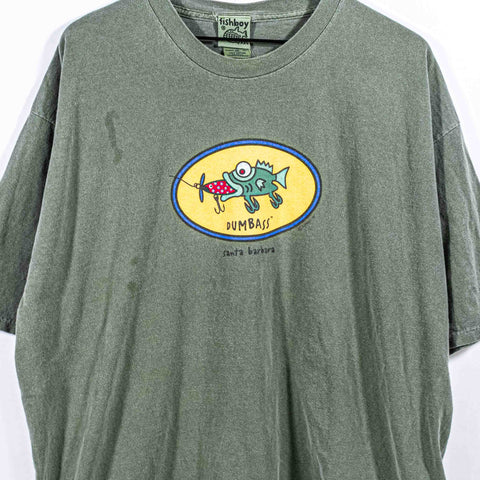 Fishboy Dumbass Santa Barabara Fish T-Shirt