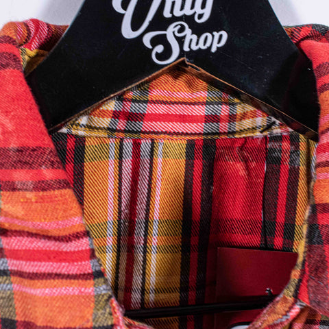 Wrangler Plaid Flannel Pearl Snap Shirt