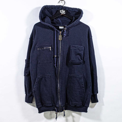 DKNY Military Utility Hoodie Sweatshirt Archive