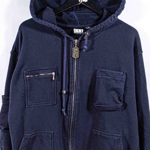 DKNY Military Utility Hoodie Sweatshirt Archive