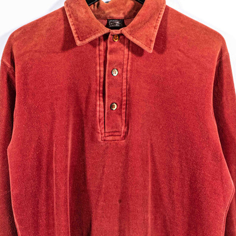 Wickfield Velour Long Sleeve Polo Shirt