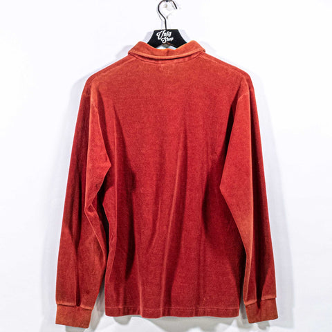 Wickfield Velour Long Sleeve Polo Shirt