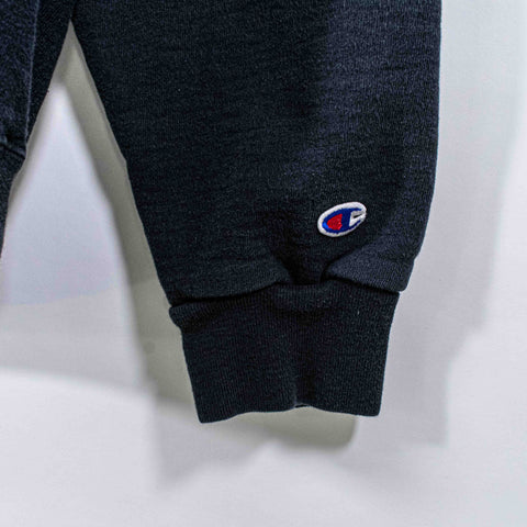 Champion Script Logo Two Tone Hoodie Sweatshirt Made in USA