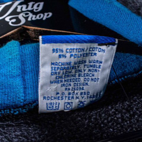 Champion Script Logo Two Tone Hoodie Sweatshirt Made in USA