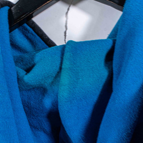 Champion Script Logo Two Tone Hoodie Sweatshirt Made in USA