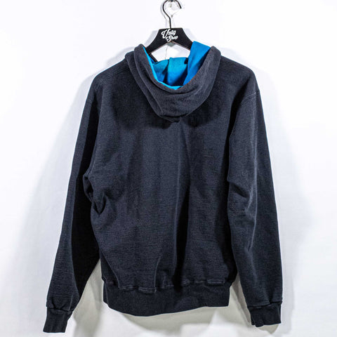 Champion Script Logo Two Tone Hoodie Sweatshirt Made in USA