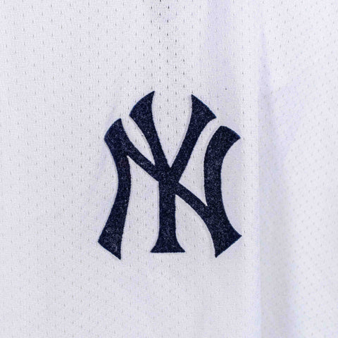 New York Yankees Majestic Center Logo Mesh Jersey T-Shirt