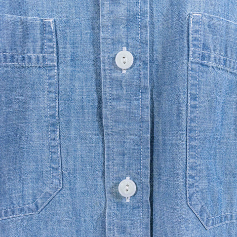 LL Bean Chambray Slightly Fitted Button Shirt