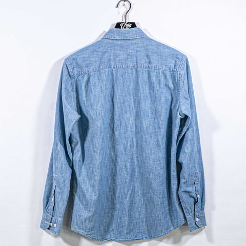 LL Bean Chambray Slightly Fitted Button Shirt