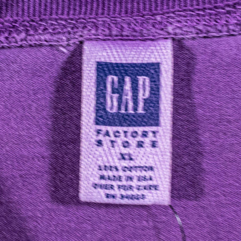 GAP Sun Faded Blank T-Shirt Made in USA