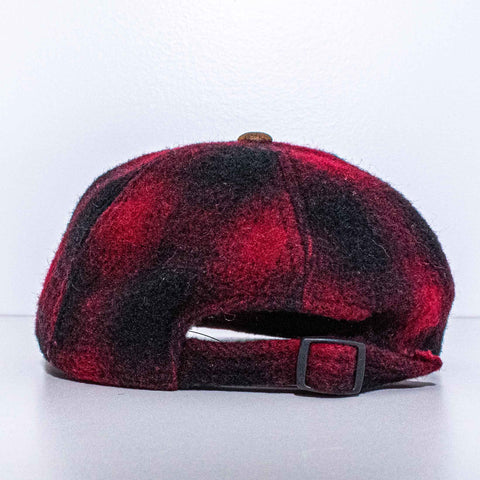 Lake of the Isles Buffalo Plaid Hat Wool Blend Leather