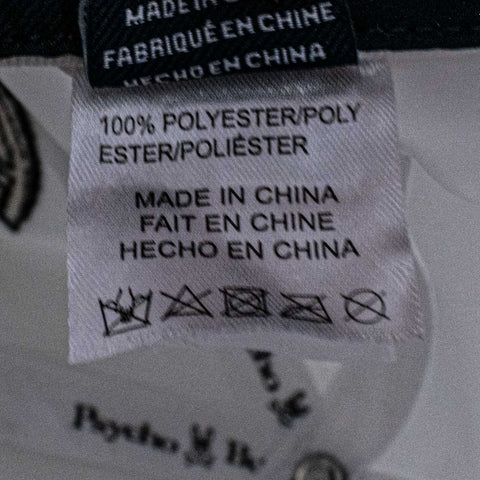 Psycho Bunny Serge Baseball Cap Hat Logo Adjustable