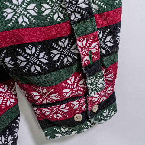 Tommy Hilfiger Snowflake Striped Button Down Shirt