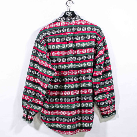 Tommy Hilfiger Snowflake Striped Button Down Shirt