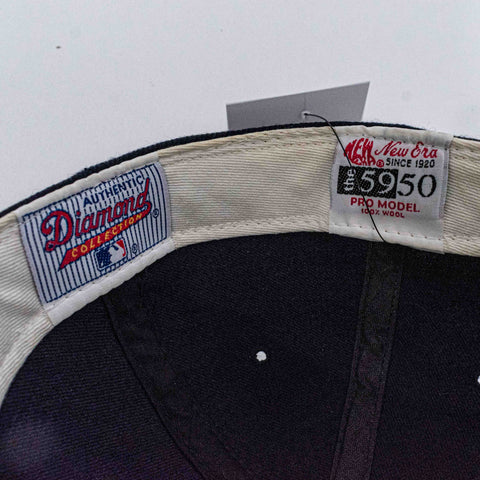 New York Yankees New Era Hat Diamond Collection Wool MLB Green Brim