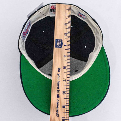 New York Yankees New Era Hat Diamond Collection Wool MLB Green Brim