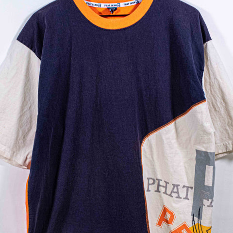 Phat Farm AOP Cut Sew Hip Hop T-Shirt Baggy