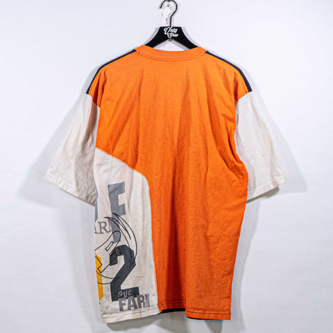 Phat Farm AOP Cut Sew Hip Hop T-Shirt Baggy