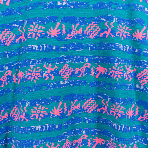 Lightning Bolt AOP Striped Surf T-Shirt