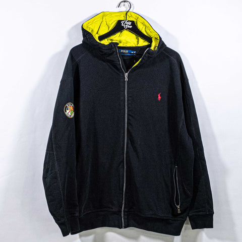 Polo Ralph Lauren Crest Cookie Patch Full Zip Hoodie Sweatshirt