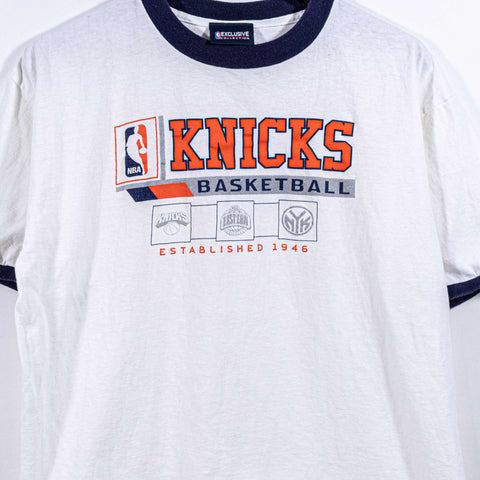 New York Knicks Basketball Ringer T-Shirt NBA