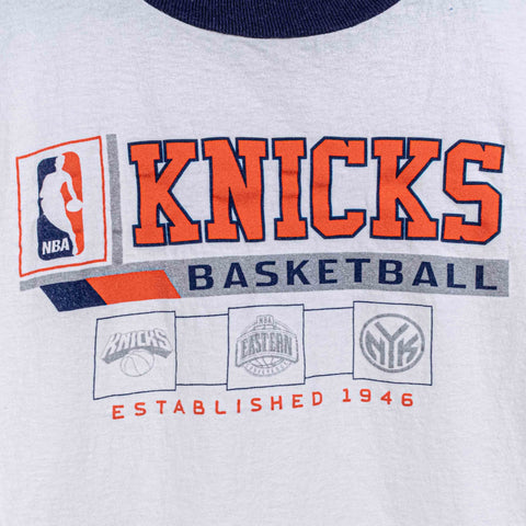 New York Knicks Basketball Ringer T-Shirt NBA