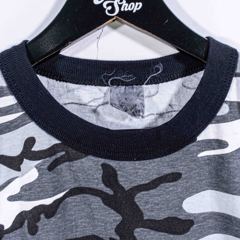 Rothco Military Gray Camo T-Shirt Made in USA Single Stitch