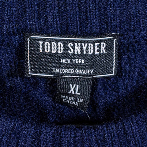 Todd Snyder Cable Knit Wool Sweater Pullover