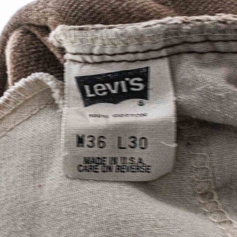 Levis 550 Black Tab Brown Jeans