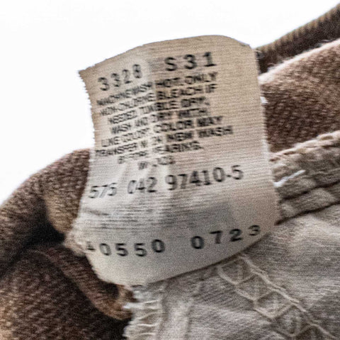 Levis 550 Black Tab Brown Jeans