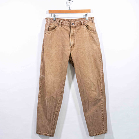 Levis 550 Black Tab Brown Jeans