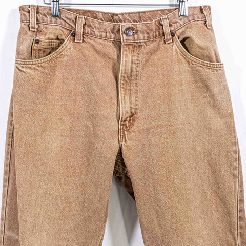 Levis 550 Black Tab Brown Jeans