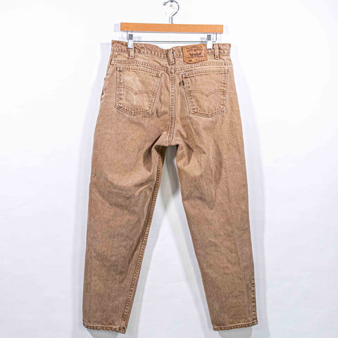 Levis 550 Black Tab Brown Jeans