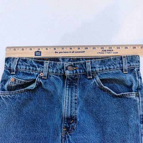 Levis 550 Relaxed Fit Orange Tab Jeans