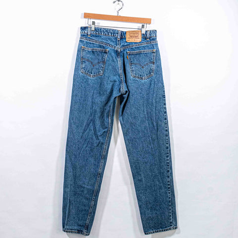 Levis 550 Relaxed Fit Orange Tab Jeans