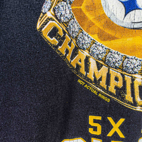 Pittsburgh Steelers 5 Time Super Bowl Champions Rings T-Shirt